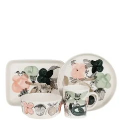 Kukkamaa tallerken 15x19 cm grønn