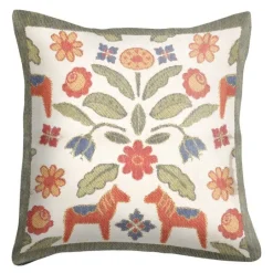 Kurbitsblom putetrekk 40x40 cm