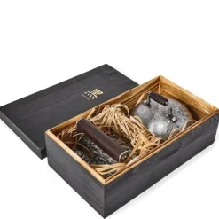 Kuro burgerpresse smashjern sett 2 deler brun/rustfri