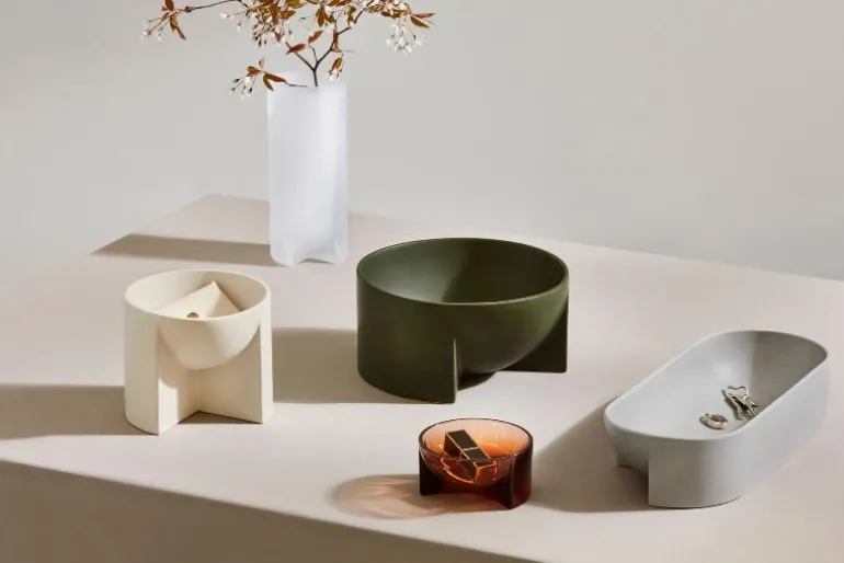 Kuru keramisk skål 24x12 cm mosegrønn