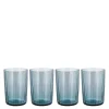 Kusintha vannglass 28 cl 4 stk blå