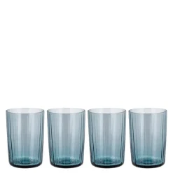 Kusintha vannglass 28 cl 4 stk blå
