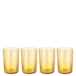 Kusintha vannglass 28 cl 4 stk amber