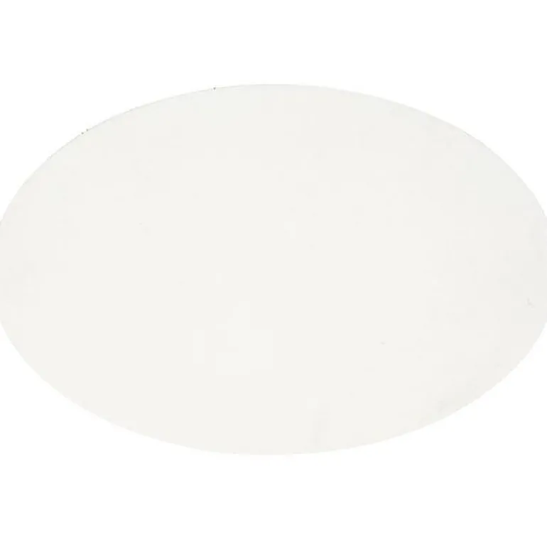 Kuvertbrikke PVC 43,5x28,5 cm oval hvit