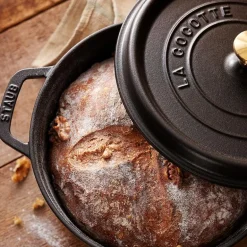 La Cocotte rund gryte 24 cm 3,8L svart