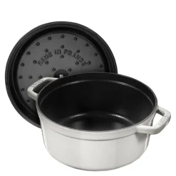 La Cocotte rund gryte 26 cm 5,2L hvit