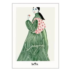 La Poire poster 50x70 cm green coat