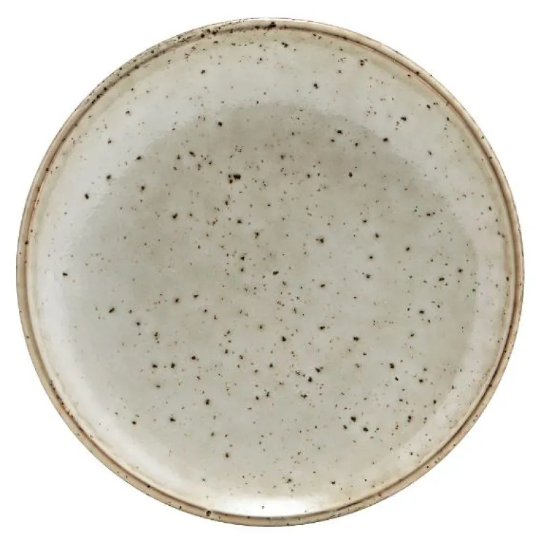 Lake tallerken 16 cm grå