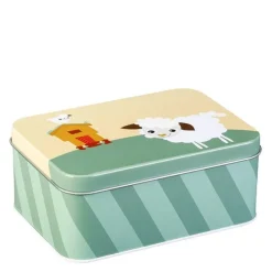 Lam matboks 6x10x14 cm blå