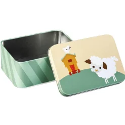 Lam matboks 6x10x14 cm blå