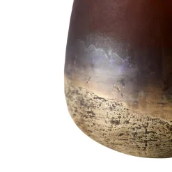 Lana vase 15 cm brun/gull