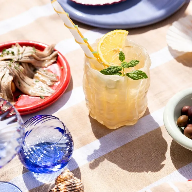 Lara lysholder 10 cm beige