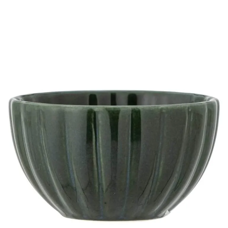Latina skål 9 cm mørk grønn