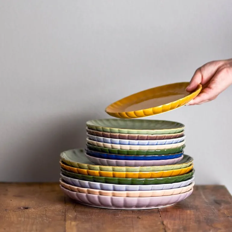 Latina tallerken 20 cm gul