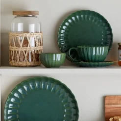 Latina tallerken 20 cm mørkegrønn