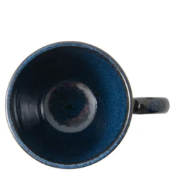 Lave Bleu krus med hank 40 cl blå