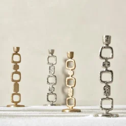 Lavillia lysestake 31,5 cm sølv