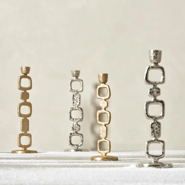 Lavillia lysestake 40,5 cm sølv