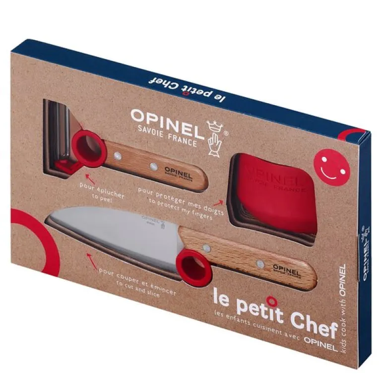 Le Petit Chef knivsett rød