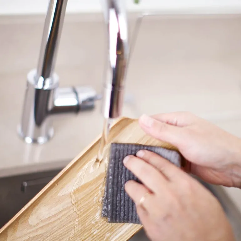 Leaf oppvaskbrett m/klutholder 33x11,5 cm piltre