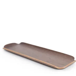 Leaf trebrett vann- og oljeavvisende 33x11,5 cm valnøtt