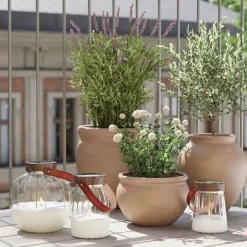 LED glass lanterne 13 x 17 cm solcelledrevet