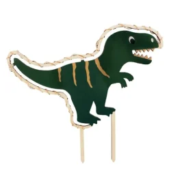 LED kaketopp dinosaur grønn/natur