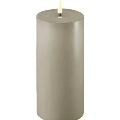 LED kubbelys 10×20 cm sand