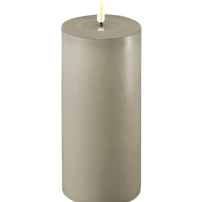 LED kubbelys 10×20 cm sand