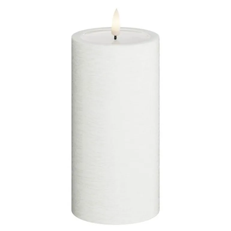 LED kubbelys 7,5 x 15 cm hvit