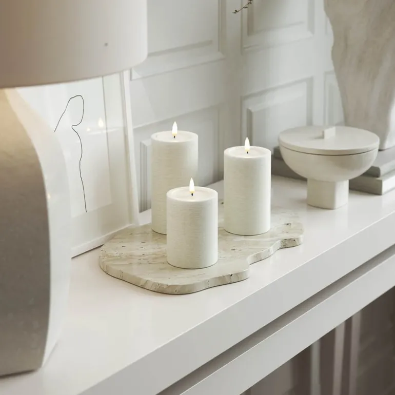 LED kubbelys 7,5 x 15 cm hvit