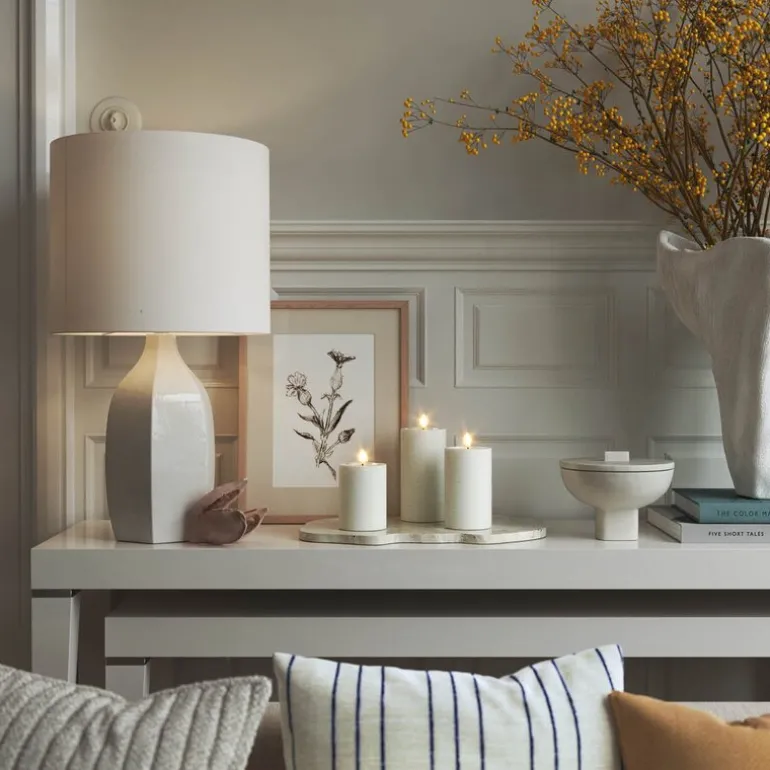 LED kubbelys 7,5 x 15 cm hvit