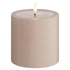 LED kubbelys 10 x 10 cm rose