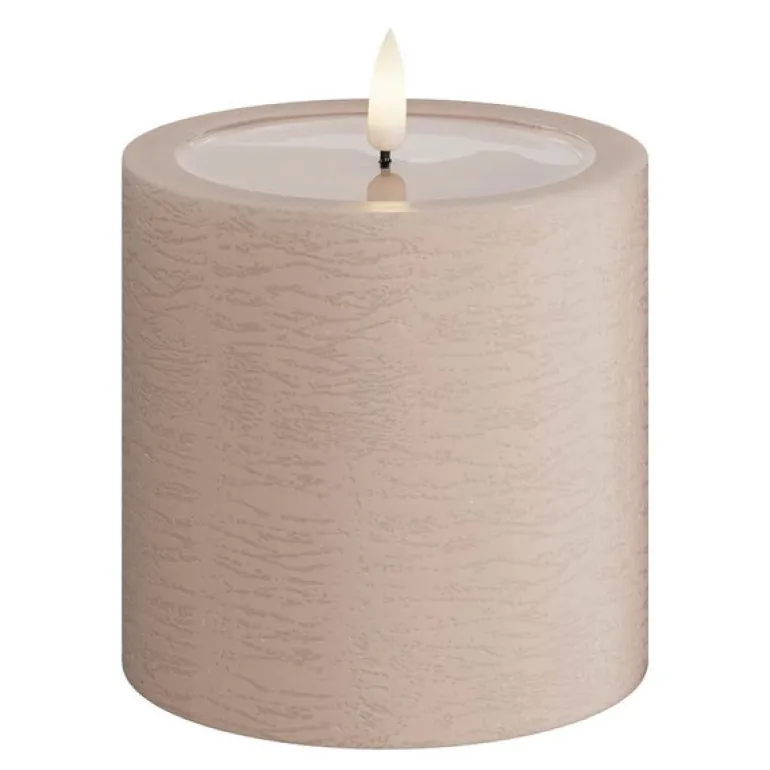 LED kubbelys 10 x 10 cm rose