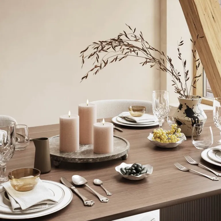 LED kubbelys 7,5 x 10 cm rose