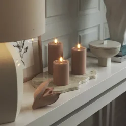 LED kubbelys 7,5 x 15 cm rose