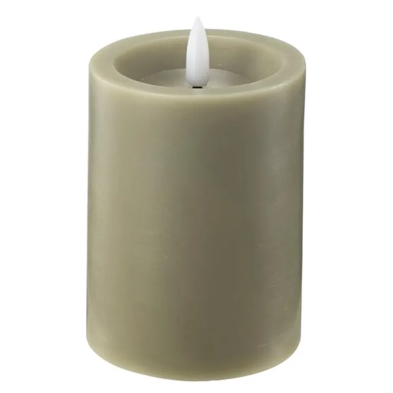 LED kubbelys 7,5x10 cm green leaf