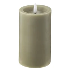 LED kubbelys 7,5x12,5 cm green leaf