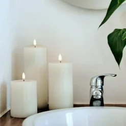 LED kubbelys 10x5,8 cm ivory