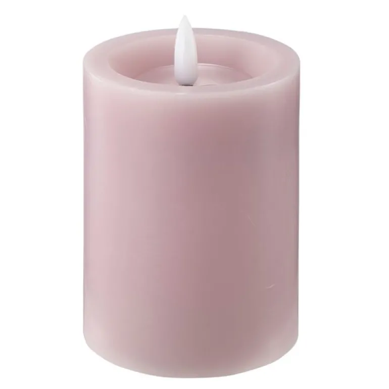 LED kubbelys 7,5x10 cm pastel rose