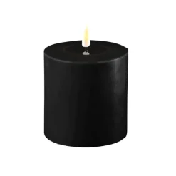 LED kubbelys 10x10 cm svart