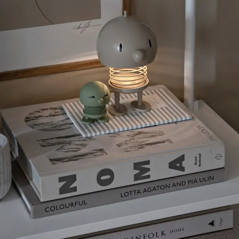 LED lampe stor 15 cm latte