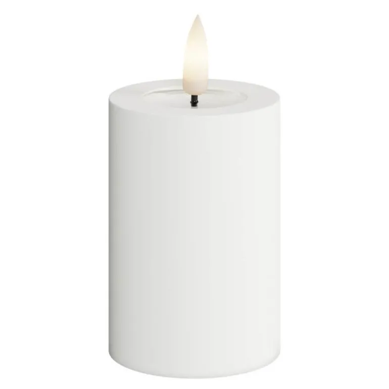 LED utendørs kubbelys 5 x 7,5 cm hvit