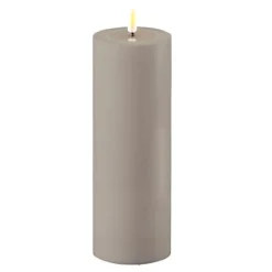 LED utendørslys 7x20 cm grå