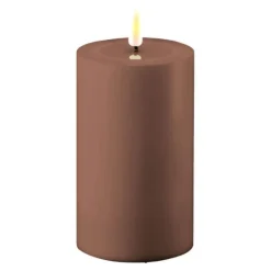 LED utendørslys 12,5x7,5cm mocca