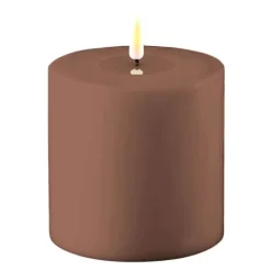 LED utendørslys 10x10cm mocca