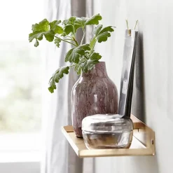 Ledge hylle 43 cm messing