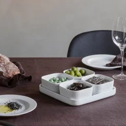 Legio Nova tapassett 4 skåler + fat