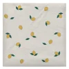 Lemon serviett 33x33 cm off white/gul