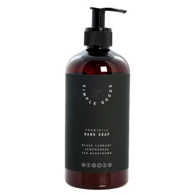 Lemongrass håndsåpe 450 ml pumpeflaske svart